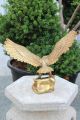 Adler Groß Bronze Asiatika China Tier Figur Asien Geschenkidee SammlerstÜck Entstehungszeit nach 1945 Bild 4