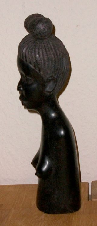 Makonde Figur (ebenholz,  Ebony) Aus Tansania,  Frau Bild