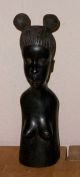 Makonde Figur (ebenholz,  Ebony) Aus Tansania,  Frau Entstehungszeit nach 1945 Bild 1