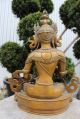 Vajrasattva Buddha Tantra Statue Bronze Figur Buddhismus Skulptur Dorje Ghanta Entstehungszeit nach 1945 Bild 2
