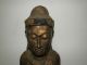 älterer Stehender Buddha Holzfigur Geschnitzt Handarbeit Skulptur Holz Figur Entstehungszeit nach 1945 Bild 2
