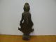 älterer Stehender Buddha Holzfigur Geschnitzt Handarbeit Skulptur Holz Figur Entstehungszeit nach 1945 Bild 8