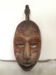 Afrikanische Maske Figur Holz 350 Gramm Ca.  39x18 Cm Entstehungszeit nach 1945 Bild 1