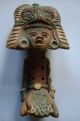 Mexiko Maya Inka Ton Flöte Skulptur 23cm Mexico Südamerika Internationale Antiq. & Kunst Bild 3