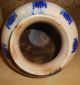 Antike Antique Vase Porzellan Asiatika Chinese China Blaumalerei Gemarkt Signed Asiatika: China Bild 6