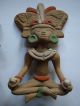 Mexiko Inka Maya 2 Stück Figuren Statue 12cm Aus Ton Mexico Südamerika Internationale Antiq. & Kunst Bild 1