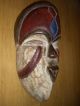 Alte Afrikanische Skulptur Wandmaske Maske Aus Holz Geschnitzt Höhe Ca.  30cm Entstehungszeit nach 1945 Bild 1