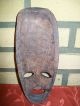 Afrikanische Maske Aus Nussbaumholz 21 Cm Hoch Entstehungszeit nach 1945 Bild 1