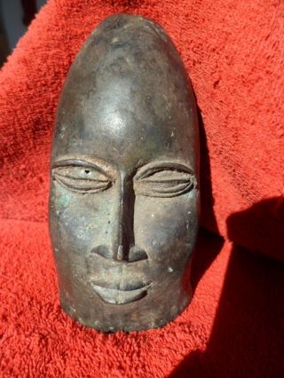 Bronze Kopf Benin Nigeria Bild