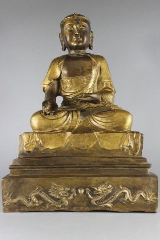 MÖnch Buddha Figur Skulptur Bronze Tibet Asiatika China Statue Buddhismus Figur Bild