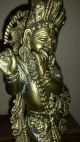 Edle Skulptur - Figur,  Ca.  27 Cm H.  Bronze/messing ? Indien/asien ? Gottheit ? Entstehungszeit nach 1945 Bild 7