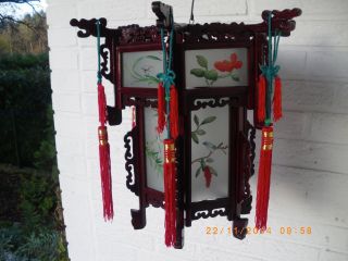 Orig.  Chinesische Traditionelle Deko Lampe.  Bitte Ansehen. Bild