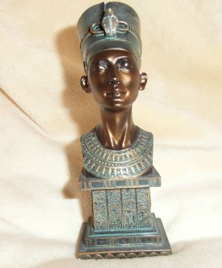 Nofretete Ägypten Figur Statue Deko Dekofigur Königin Pharaonin Pyramide Bild