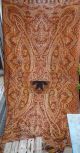 Antiker Kaschmir - Schal 19.  Jhd Handgewebt 298x152cm Kashmir Paisley Shawl Volkskunst Bild 1