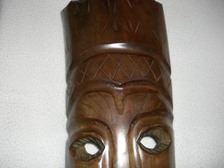 Alte Afrikanische Wandmaske Afrika,  Massives Holz,  Afrikanische Kunst Antik Bild