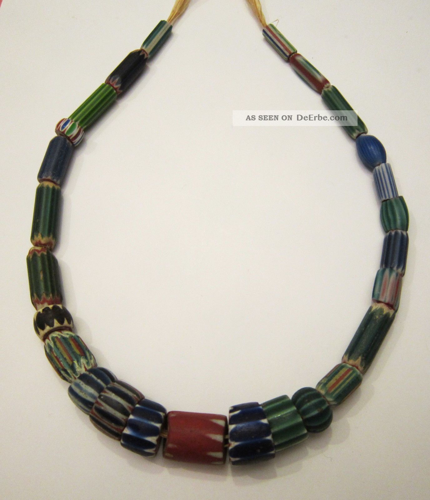Alte Venezianische Glasperlen,  Chevron,  Old Venetian Trade Beads,  Chevron Afrika Bild