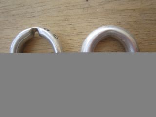 2 Silber - Ringanhaenger,  Aethiopien,  2 Silver Ring Pendants,  Ethiopia Bild