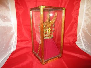 Korea Golden Crown Silla Dynastie 24k Gold Plated Miniatur Modell Bild
