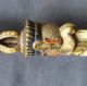 Phurba,  Aufwendig Geschnitzt,  Bein,  Antike Beinschnitzerei,  Drei Köpfe,  Pferd Asiatika: Indien & Himalaya Bild 1
