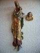 Madonna Mit Kind Und Engel Holzfigur Handgeschnitzt 64 Cm. Skulpturen & Kruzifixe Bild 2