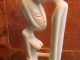 Grosse Figur Eines Paares Aus Echtem Bein,  Couple In Love From Ivory,  518g Beinarbeiten Bild 3