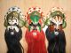 9 Gipsmasken Aus Japan,  Ca.  1975 Gekauft Entstehungszeit nach 1945 Bild 3