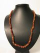 Schöner Strang Alte Achatperlen Karneol Old Agate Carneol Stone Beads Afrozip Afrika Bild 2