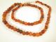 Schöner Strang Alte Achatperlen Karneol Old Agate Carneol Stone Beads Afrozip Afrika Bild 3