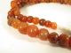 Schöner Strang Alte Achatperlen Karneol Old Agate Carneol Stone Beads Afrozip Afrika Bild 6