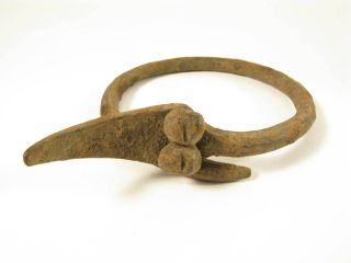Alter Reif Eisen Old Bracelet Iron Fer Noir Burkina Faso Afrozip Bild