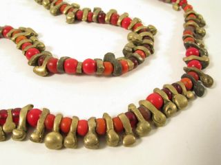 Alte Fulani Messingperlen Old Brass Beadstrade Beads Nigeria Afrozip Bild