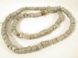 Alte Getragene Aluminiumperlen Äthiopien Old Beads Perle Ethiopia Afrozip Bild