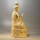 Großer Guan Yin Buddha Blanc De Chine Porzellan Skulptur China Porcelain Entstehungszeit nach 1945 Bild 2