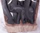 Holzskulptur Elefanten Afrika,  Aus Einem Stück Holz Geschnitzt Ca.  60 Cm Massiv Entstehungszeit nach 1945 Bild 4