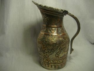 Ausergewönliches Orientalisches Kupfer Gefäß.  Gißkanne. Bild