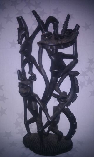Ebenholz Skulptur,  Tansania Bild