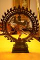 Shiva Nataraja Edel Bronze Statue Dancing Tanzen Indische Gott Nepal Hindu Entstehungszeit nach 1945 Bild 1