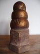 Gilt Hardwood Stupa Statue / Pagode /sehr Alt / Opfergabe / Aus Kloster In Burma Asiatika: Südostasien Bild 2