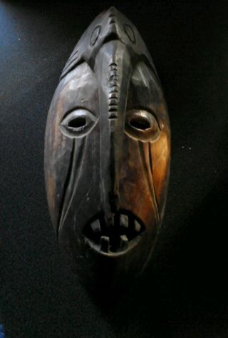 Afrikanische Stammes Kunst Maske Der Ligbi,  ElfenbeinkÜste Afrika Bild