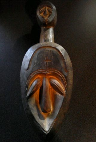 Afrikanische Stammes Kunst Gr.  Maske Der Kwese,  Dr.  Kongo, Bild