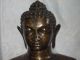Buddha BÜste Skulptur Bronze,  Neuwertig,  RaritÄt Entstehungszeit nach 1945 Bild 4