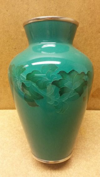 Alte Ginbari Cloisonne Vase Japan Meiji - Epoche Japanischer Art Deko 1900 - 1920 Bild