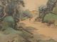 Chinesische Seidenmalerei Seidenbild Seidengemälde Gemälde Seide Im Rahmen Iv Entstehungszeit nach 1945 Bild 3
