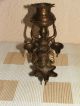 1antike Bronze/messing - Öllampe - Öllicht - Elefanten - Leuchter Ca.  18 - 19jh. Antike Originale vor 1945 Bild 1