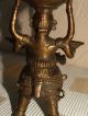 1antike Bronze/messing - Öllampe - Öllicht - Elefanten - Leuchter Ca.  18 - 19jh. Antike Originale vor 1945 Bild 8