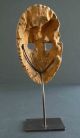 Alte Afrikanische Miniatur - Maske Vom Stamm Der Dan,  Ca.  16 Cm,  Metallsockel Entstehungszeit nach 1945 Bild 3