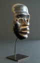 Alte Afrikanische Miniatur - Maske Vom Stamm Der Dan,  Ca.  16 Cm,  Metallsockel Entstehungszeit nach 1945 Bild 5