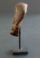 Seltene,  Alte Afrikanische Miniatur - Maske,  Höhe Ca.  6,  5 Cm,  Metallsockel Entstehungszeit nach 1945 Bild 5