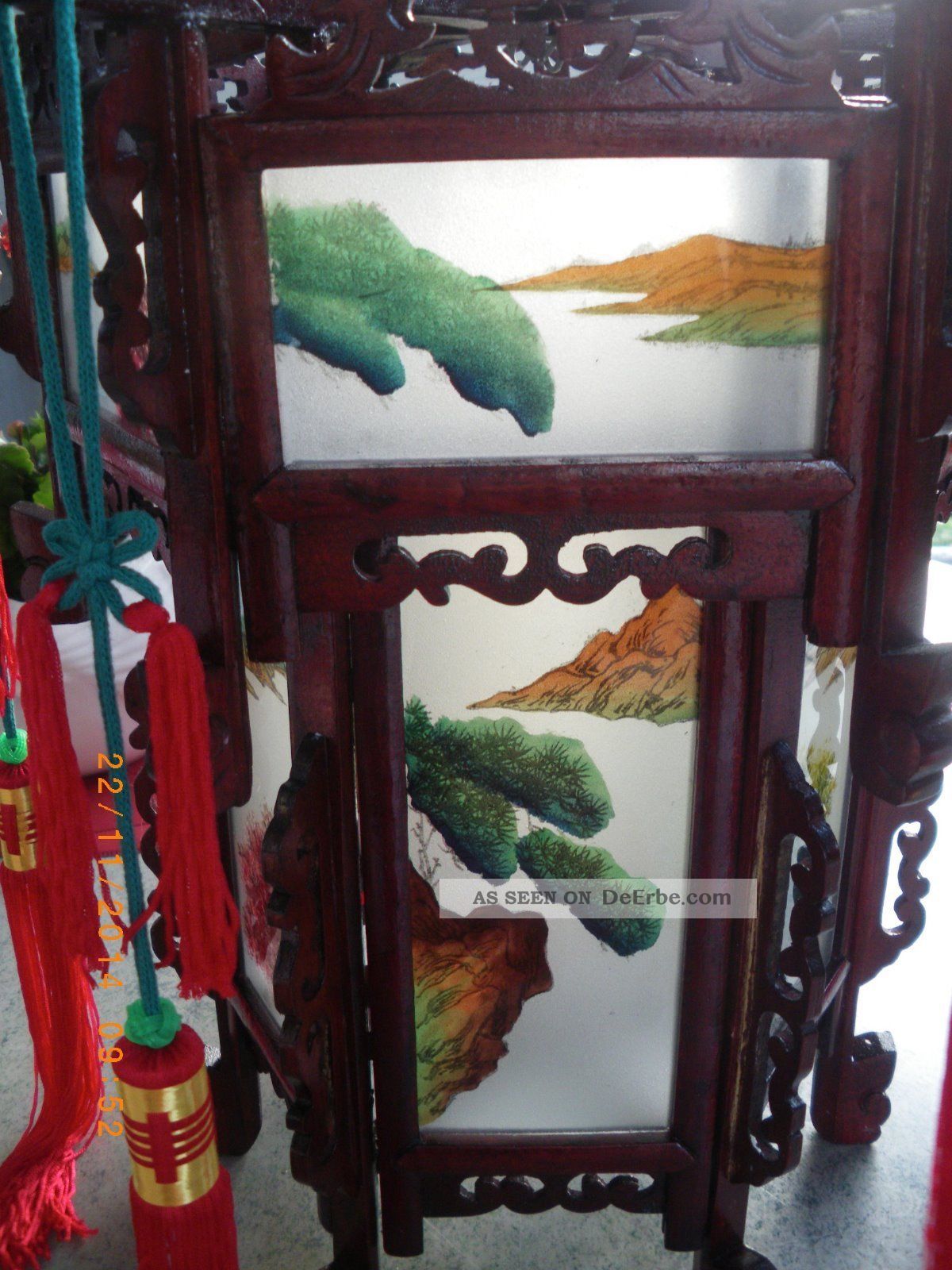 Orig. Chinesische Traditionelle Deko Lampe. Bitte Ansehen.