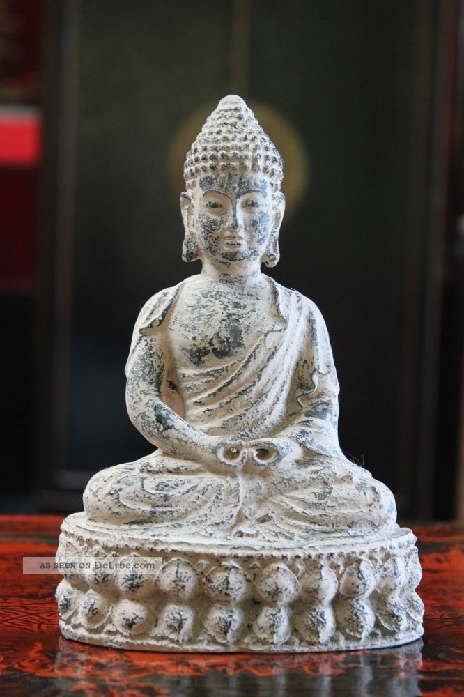 Asien Lifestyle Yoga Buddha Figur China Asien Dekoration Skulptur Geschenk Idee Entstehungszeit nach 1945 Bild
